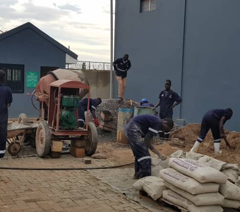 Construction of Parameter wall, Namanve Industrial park